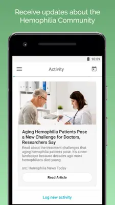 MicroHealth Hemophilia android App screenshot 3