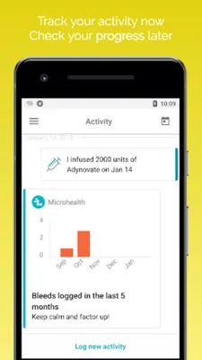 MicroHealth Hemophilia android App screenshot 4